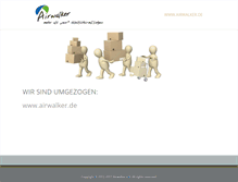 Tablet Screenshot of airwalker-ev.de